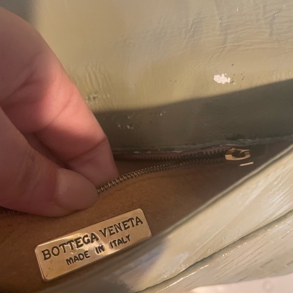 Bottega purse repainted jn sage - Picture 3 of 8